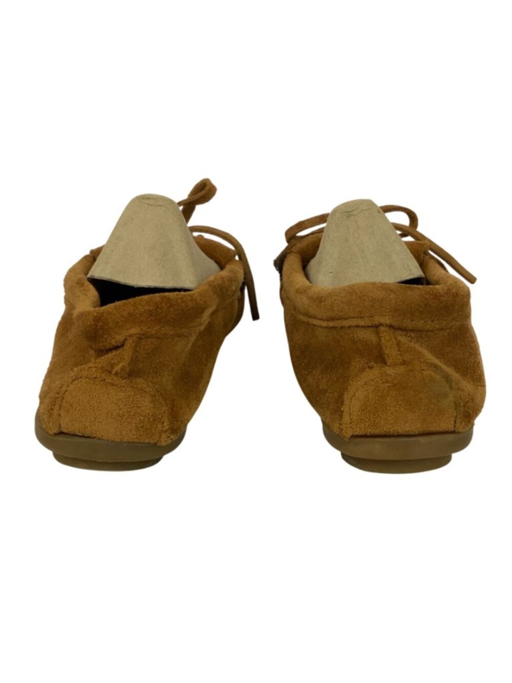 Minnetonka Womens Driving Moccasin Suede Size 9 Brown With Multicolor Accents - Picture 3 of 9
